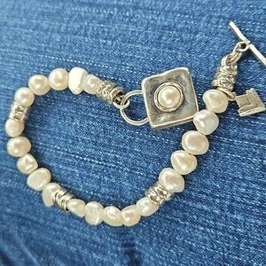 Silpada | Freshwater Pearl Sterling Bracelet